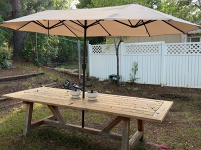 New in box 13FT Patio Umbrella (not come with base)