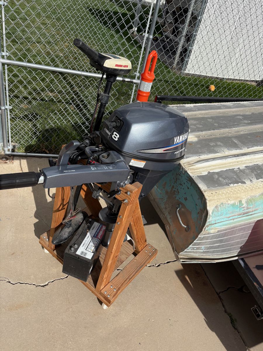 12' aluminum boat with motors