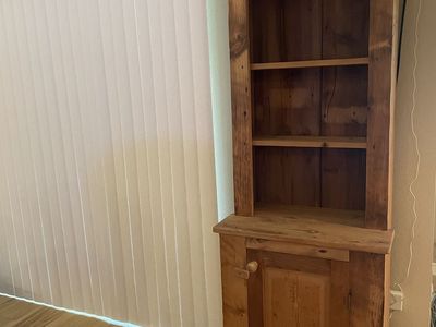 Single rustic pine cabinet