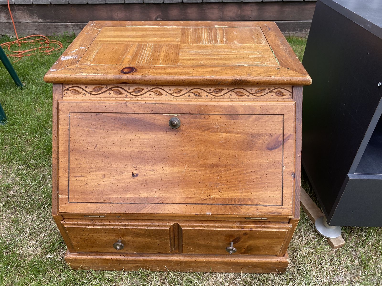 Wood Drop-Front Storage Cabinet / Printer Stand / Accent Piece