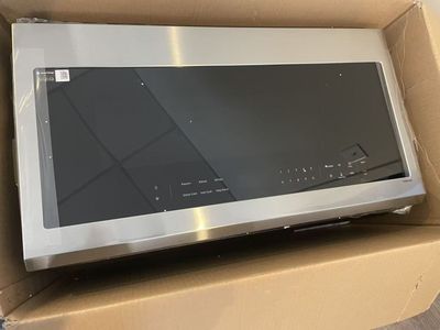 New Samsung over range microwave stainless steel