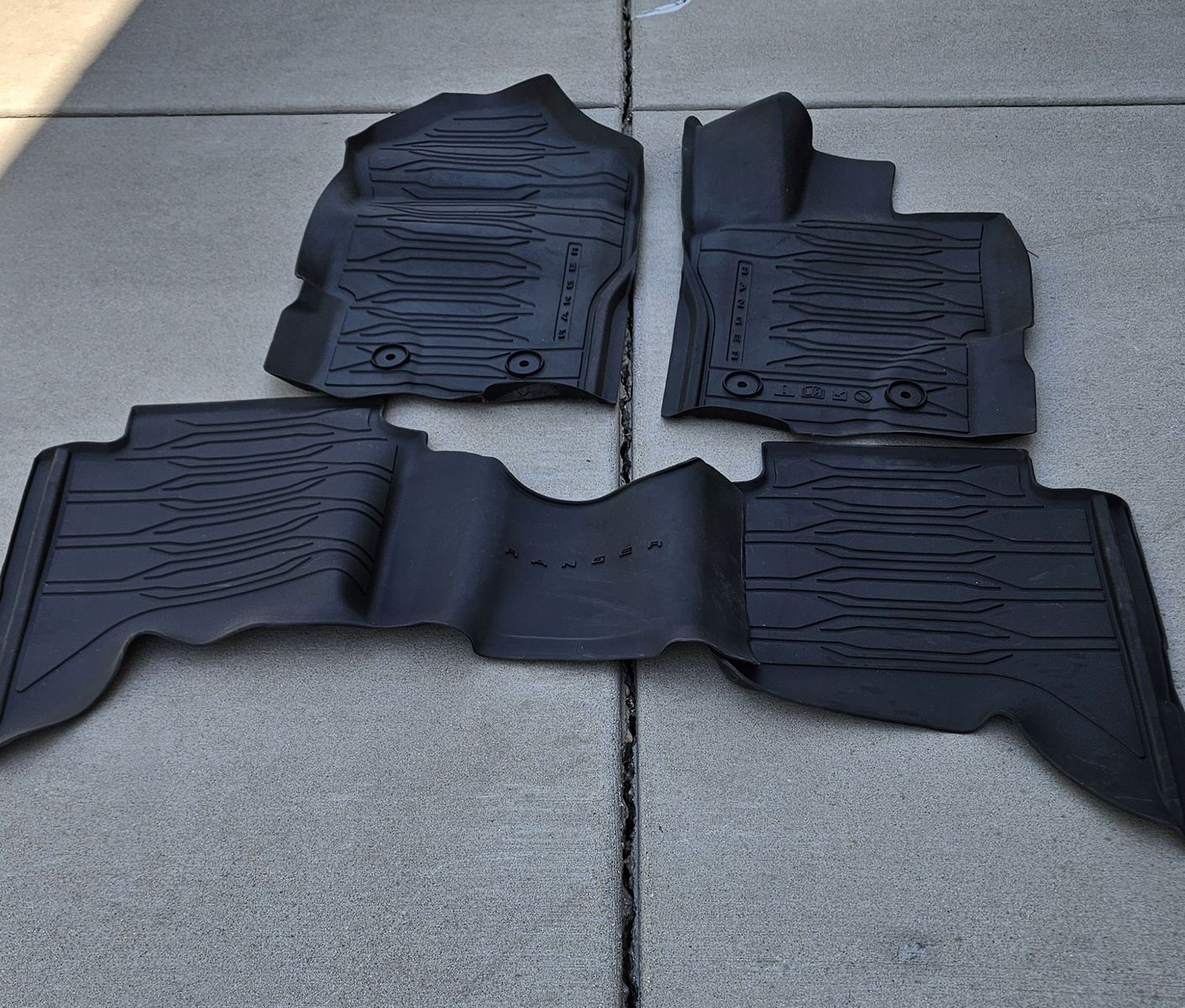 Ford Ranger Super Cab OEM Floor Liners – 4 Piece Set
