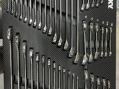 Husky SAE/MM Combination Wrench Set with EVA Storage (44-Piece)