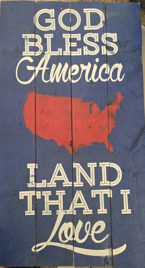 patriotic sign