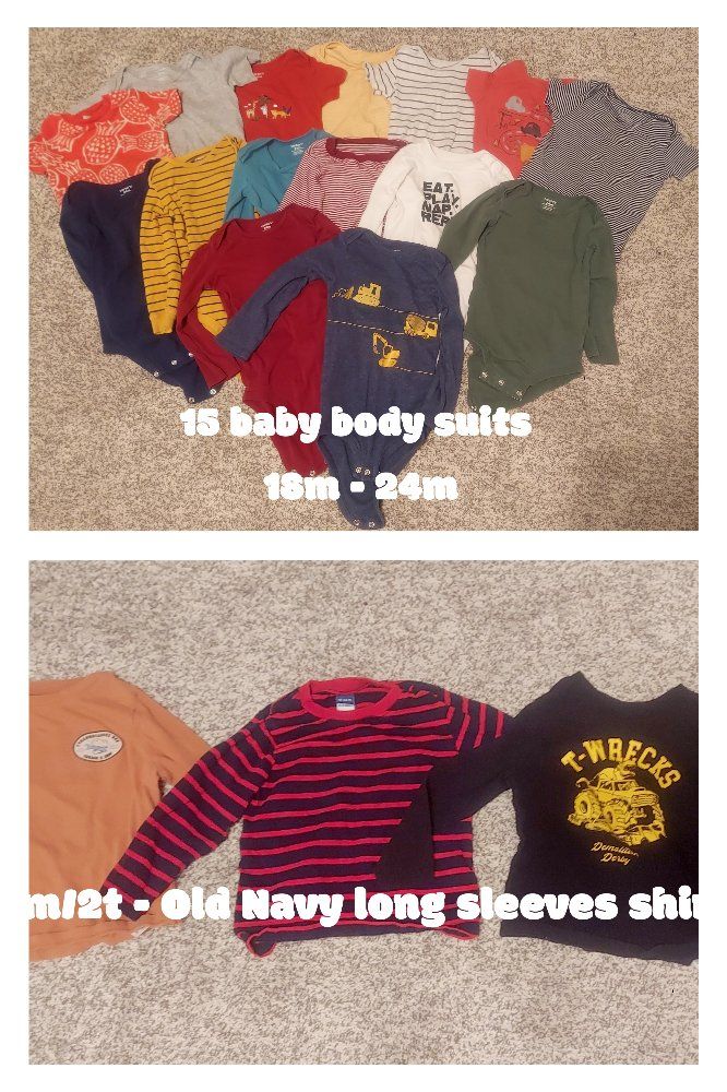 Toddler boy clothes/shoes bundle - pieces 12m-3t