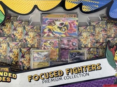 New - Pokémon TCG Ascended Heroes Focused Fighters Premium Collection - 14 Packs