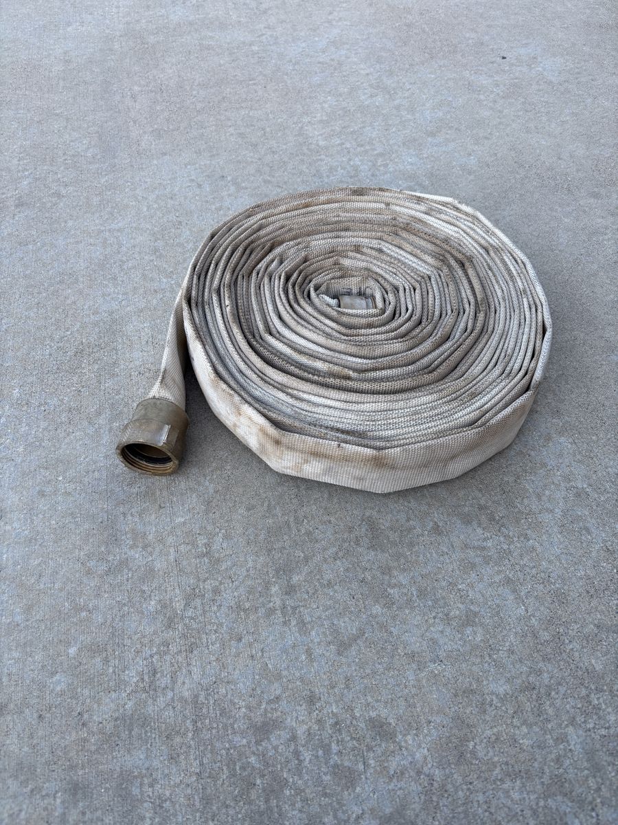 75 ft Heavy Duty Pump Discharge Hose with Brass Couplings