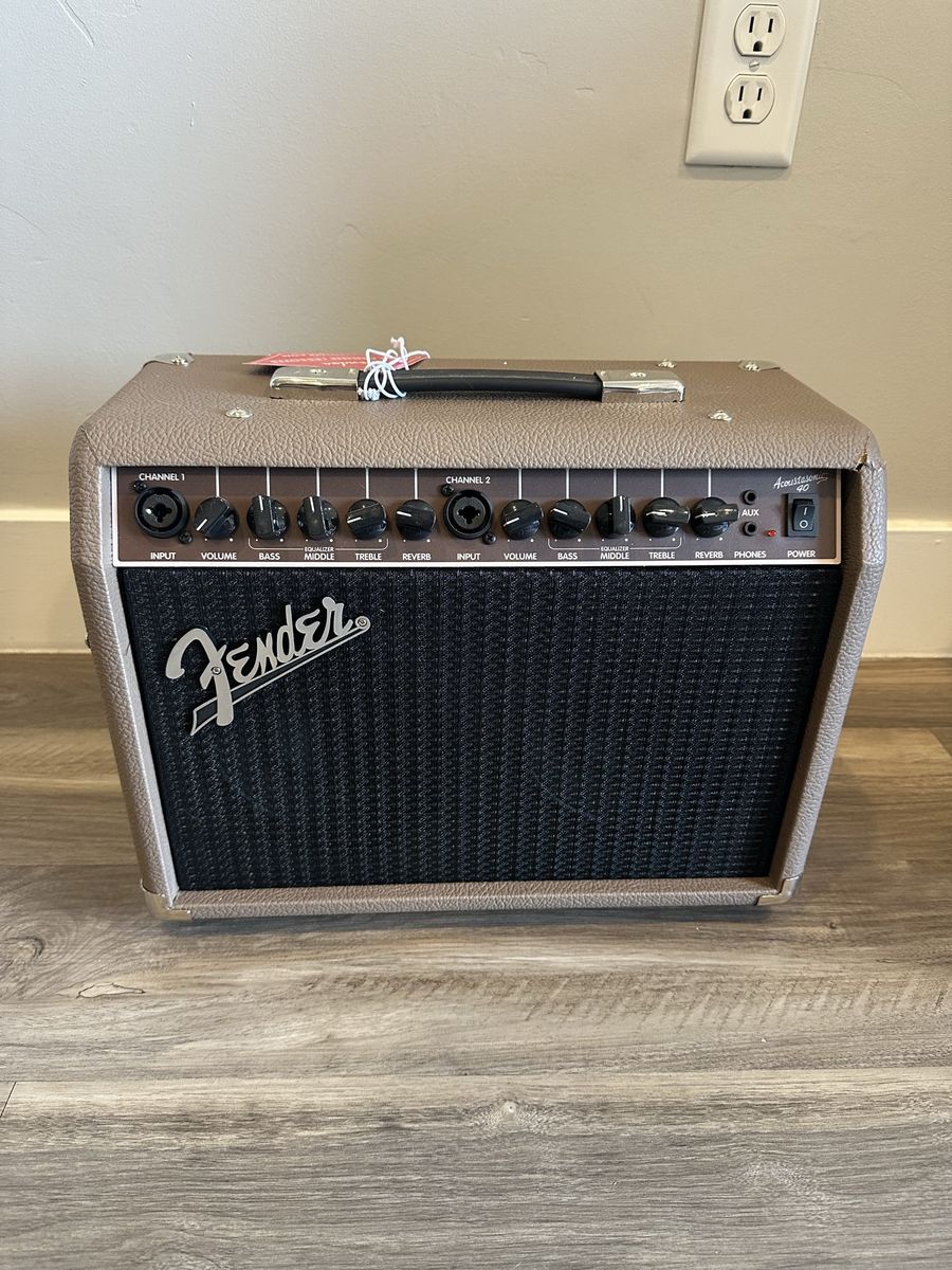 Fender Acoustasonic 40 Watt 2-Channel Acoustic Guitar Amplifier OBO