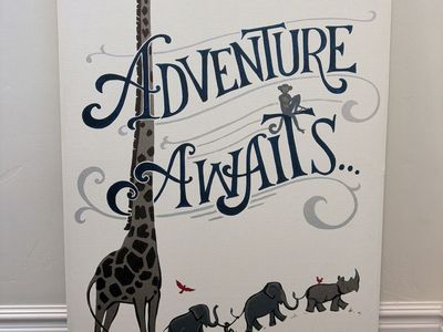 Pottery Barn Kids Adventure Awaits Canvas Art
