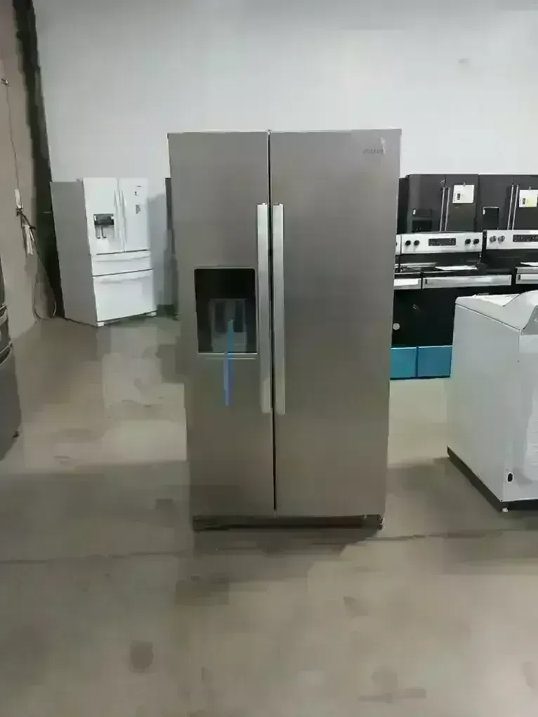 NEW WHIRLPOOL 29 C FT STAINLESS SIDE BY SIDE