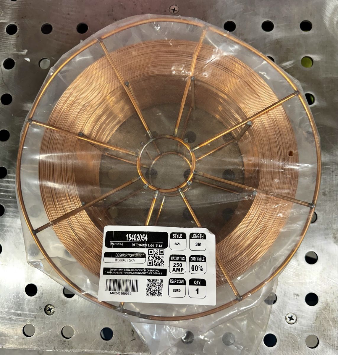 ESAB ER70S-6 .035 MIG wire, 12" 33lb spool