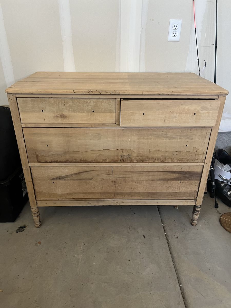 Solid wood dresser 