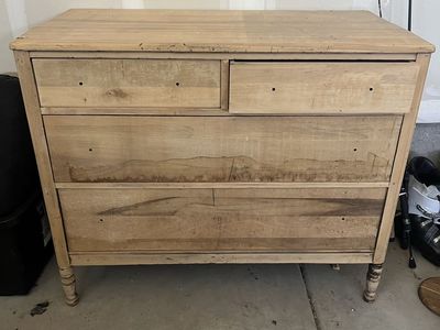 Solid wood dresser