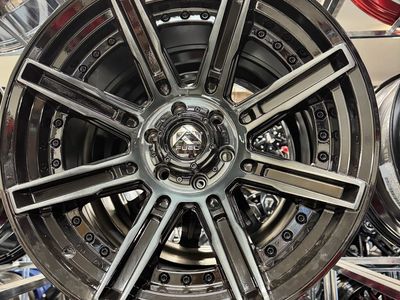 Fuel -Rogue 20x10 glossy black. Brand new set of 4 wheels.