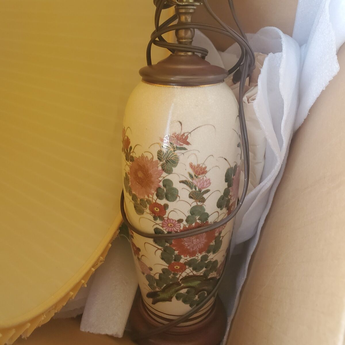 ceramic ginger jar table lamp