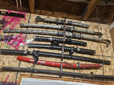 Assorted Decorative Swords & Katanas - Variety of Designs
