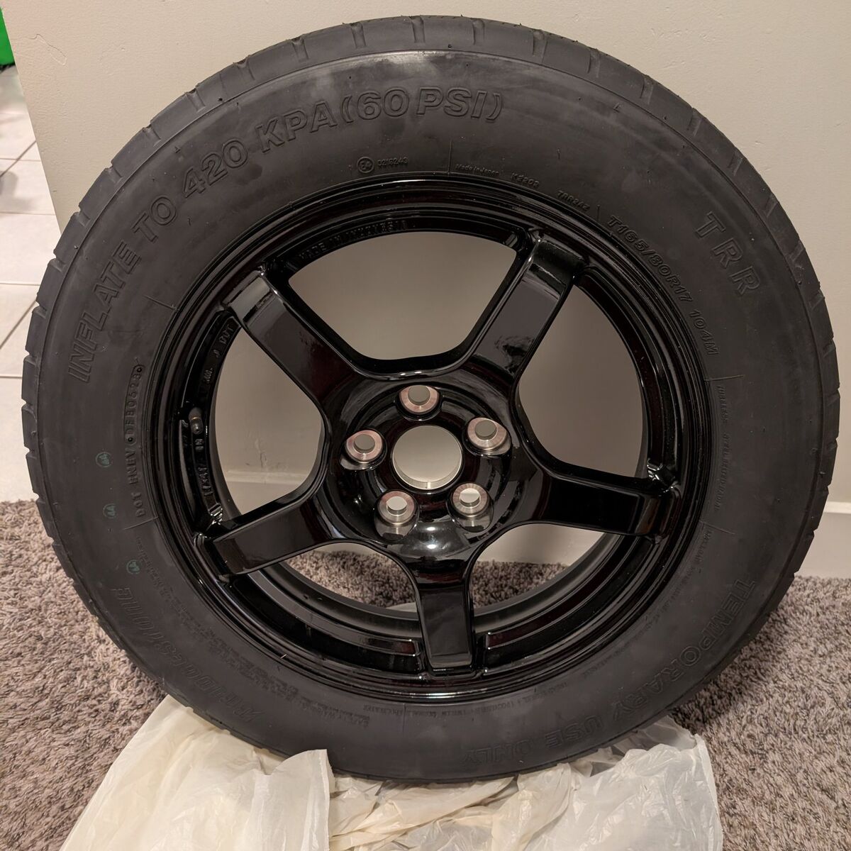 TOYOTA spare tire