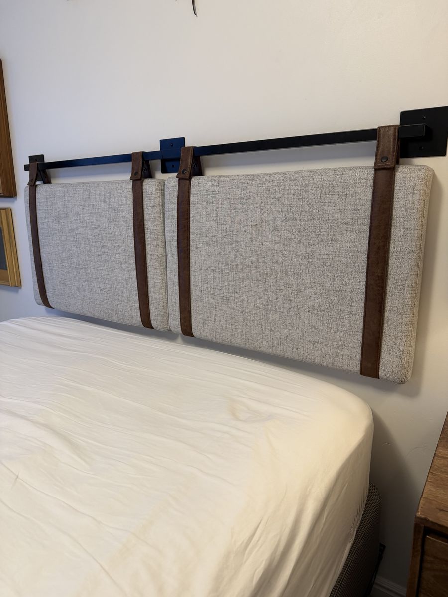 Modern Queen Headboard - Wall Mounted