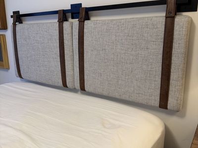 Modern Queen Headboard - Wall Mounted