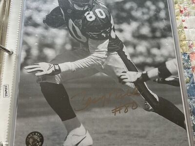 Jerry Rice Autograph 49ers 8x10 Football Auto COA