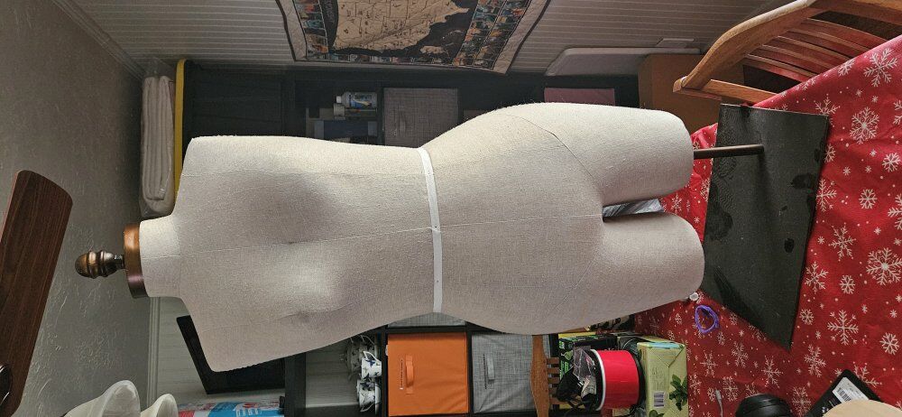 plus size fabric covered mannequin