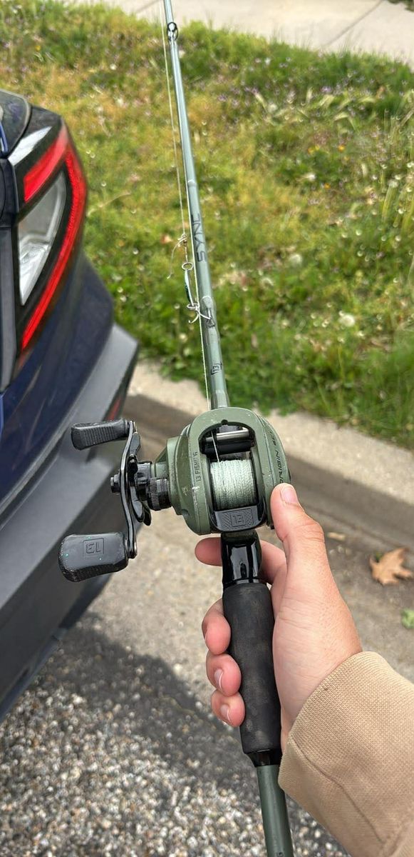 13 Fishing SYNC Casting Combo Fishing Rod & Reel, Green