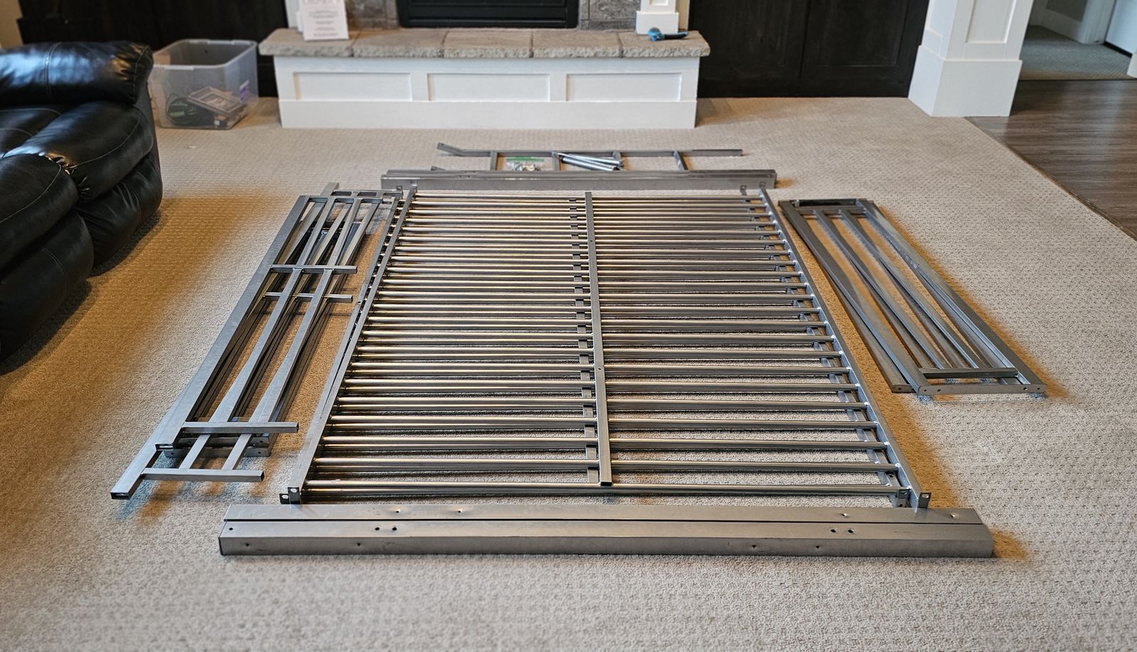 Full over Full bunk bed frame.  Couldn't find a picture of it put together, because we haven't used it in years.