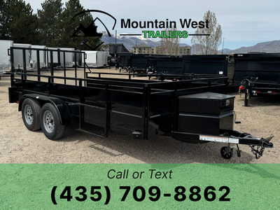 2027 Echo LANDSCAPE 7X14 Tall Side Utility Trailer
