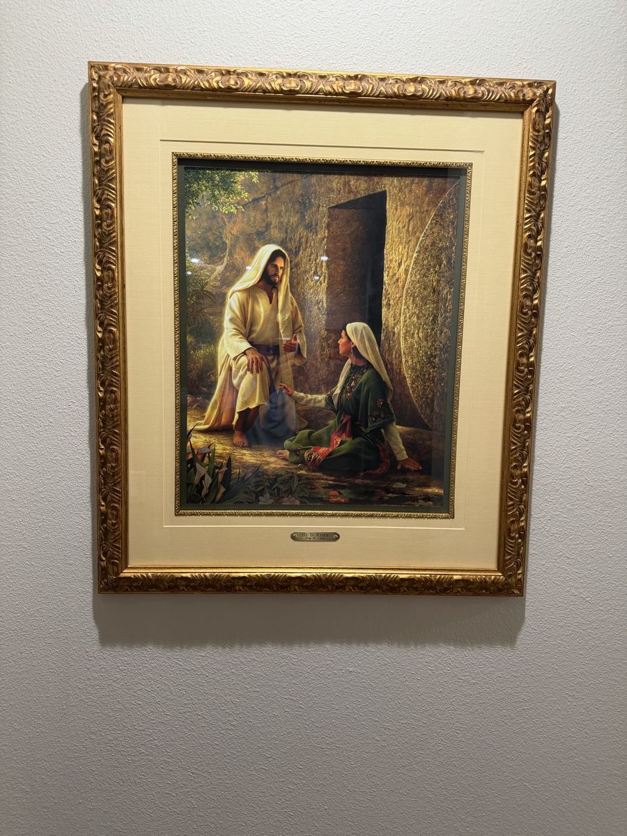 He Is Risen Framed Religious Art Print by Greg Olsen