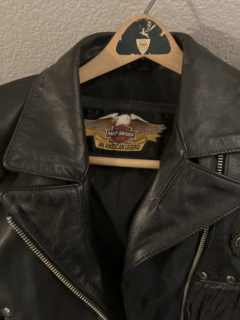 Harley Davidson Black leather jacket