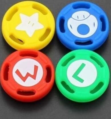 75pk Silicone Mario Joy Con Thumb Covers 4/ea