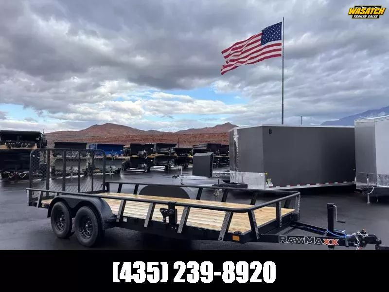 2026 RawMaxx 7X18 7K UTX Utility Trailer