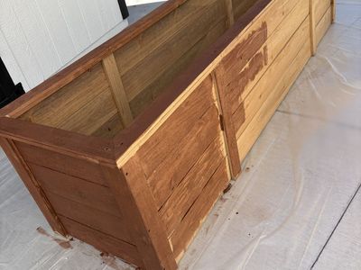 Cedar planter box