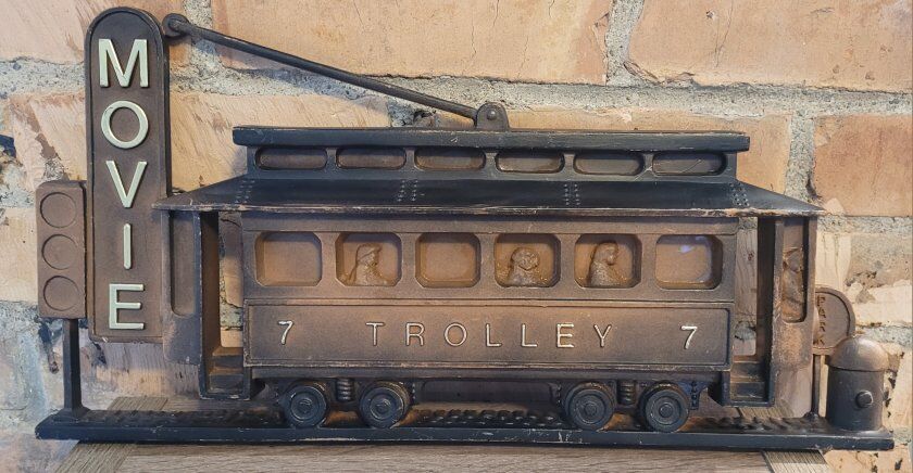 Rare 1977 Gateway Home Decorators #7 Trolley Train