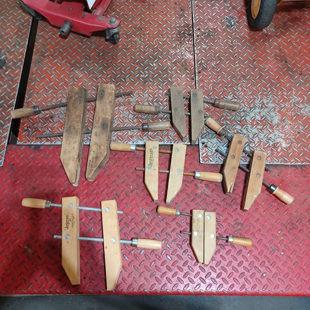 Wood woodworking clamps
