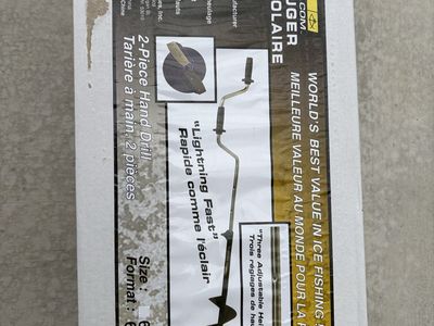 HT Icefish Polar Auger PA-8 8" 2-Piece Hand Drill Ice Fishing