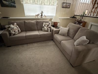 Near New Sofa Love Seat Set