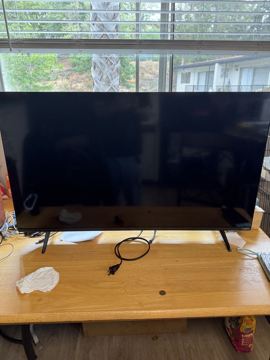 VIZIO Smart TV - 50 inch, Black, LED Smart TV with Legs & Power Cord