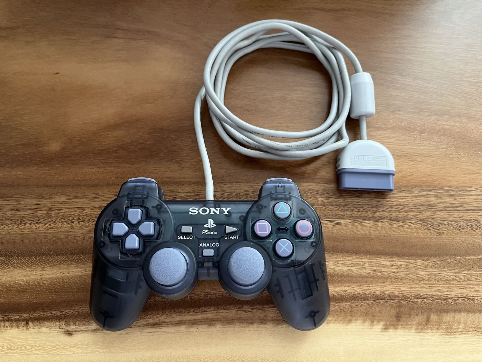 PSone Controller Transparent Smoke Gray