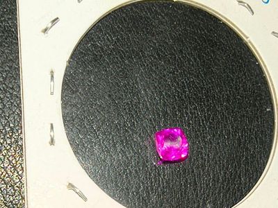 0.80 Ct Loose Red Beryl Gemstone - Square Cushion Cut