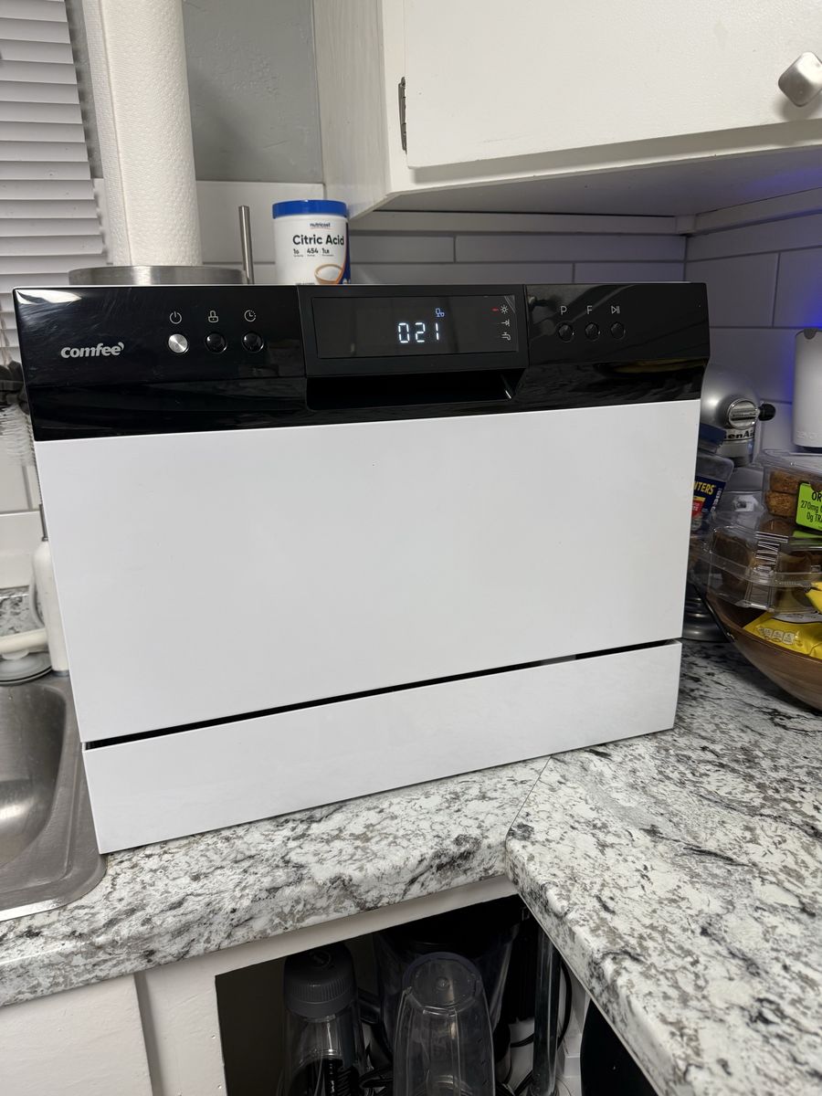 Comfee Countertop Dishwasher - Portable, White, Works Great!