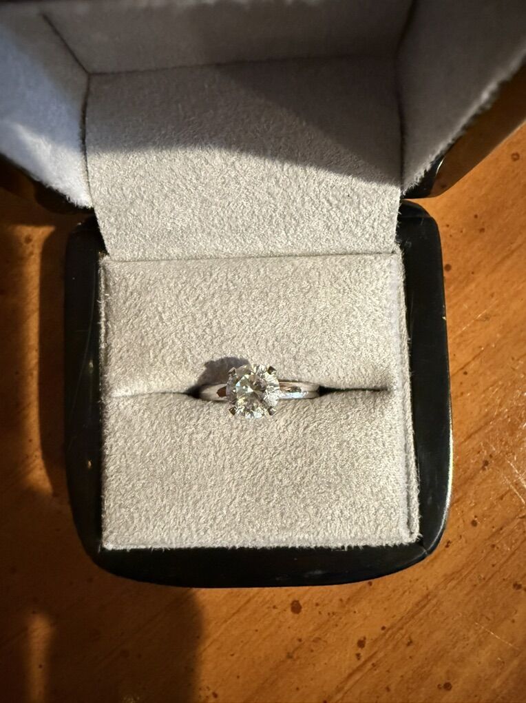 1.625 Ct Vs1 Round Lab Made Diamond Ring