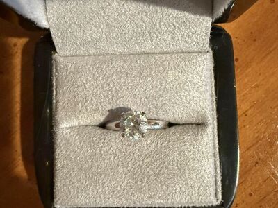 1.625 Ct Vs1 Round Lab Made Diamond Ring