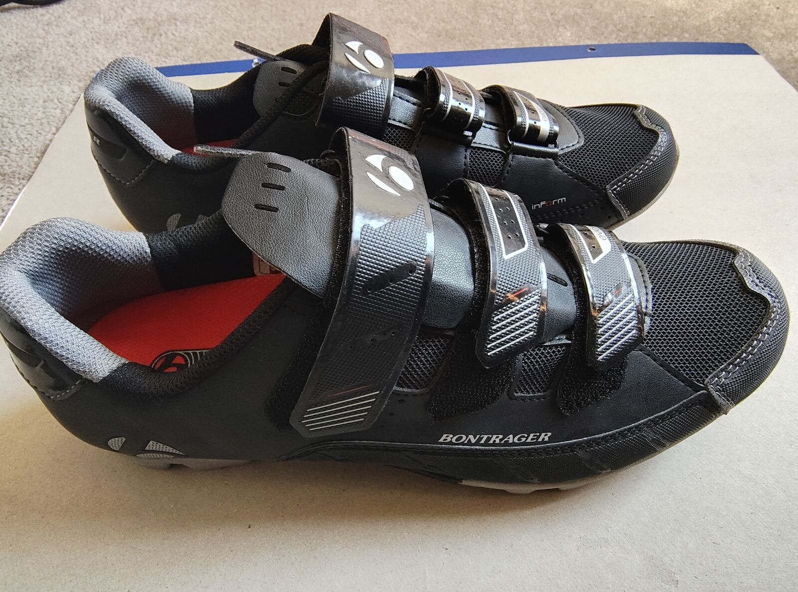 Bontrager inForm Evoke MTB Mountain Bike Cycling Shoes w/Cleats Mens 12 Unworn