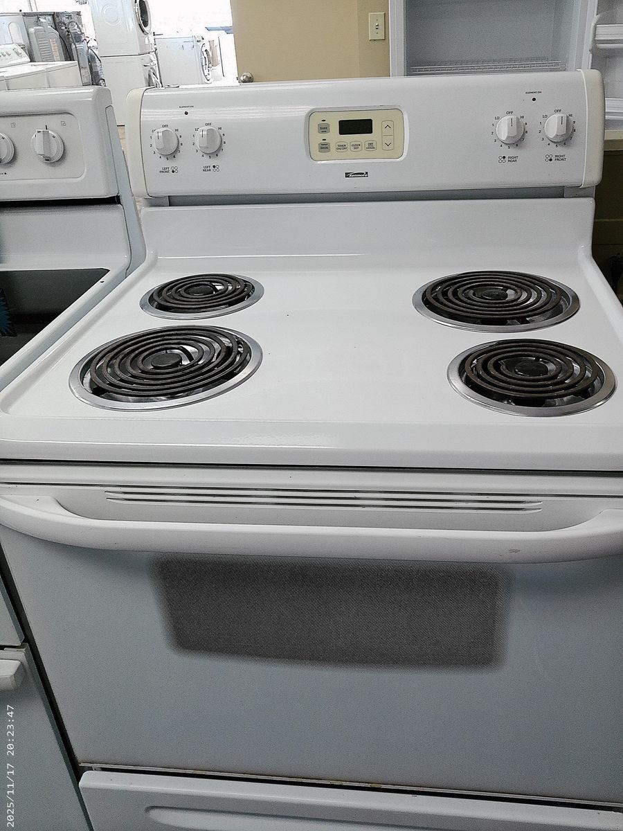 Coil Top Electric Range~90 Day Guarantee