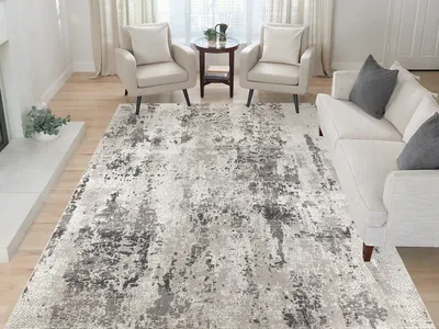 5.3x7 Karma Rug Collection, Nadeen Gray