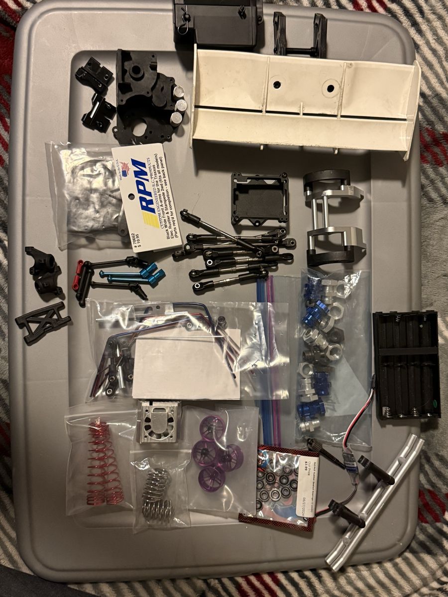 Rc car parts and have extra not pictured