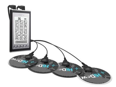 TENS elec stim unit for muscle joint pain relief and therapy. $199 NEW in box incl accessories