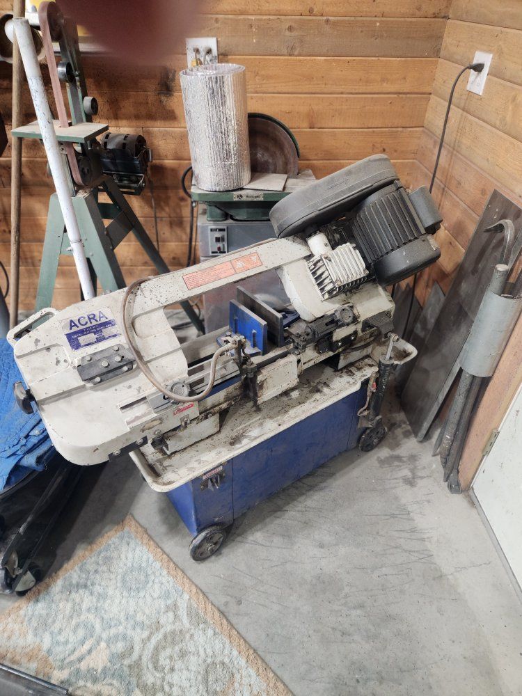 ACRA 7"x12" Horizontal / Vertical Metal Cutting Band Saw