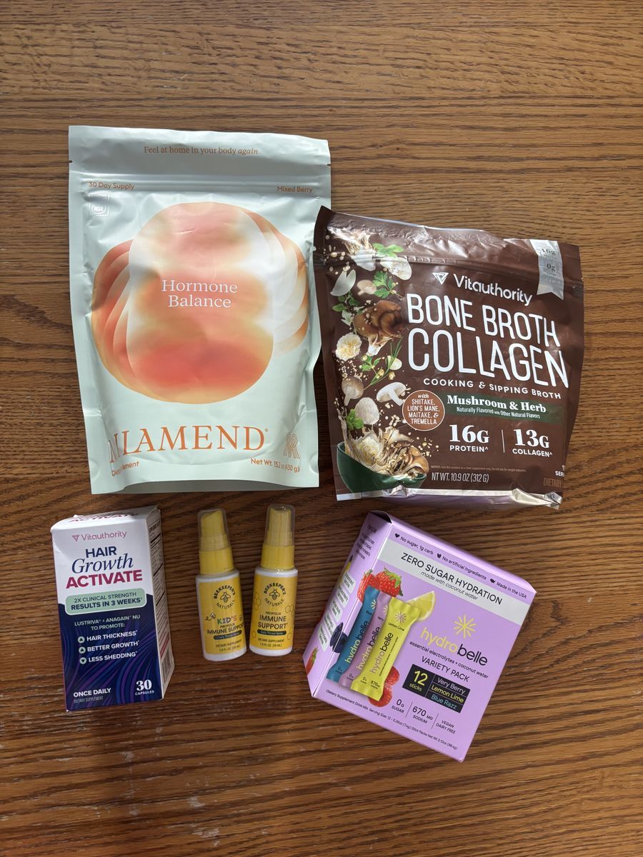 Brand New Vitauthority, Milamend, Beekeepers Naurals, Hydrobelle Lot
